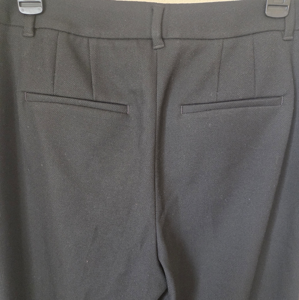 White House Black Market Black Straight-Leg Trousers - Picture 7 of 11